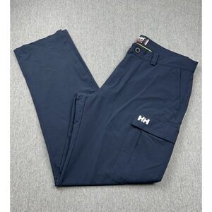 Helly‎ Hansen HH QD Cargo Pants Men's 38x34.5 Blue Hiking Outdoor Pockets